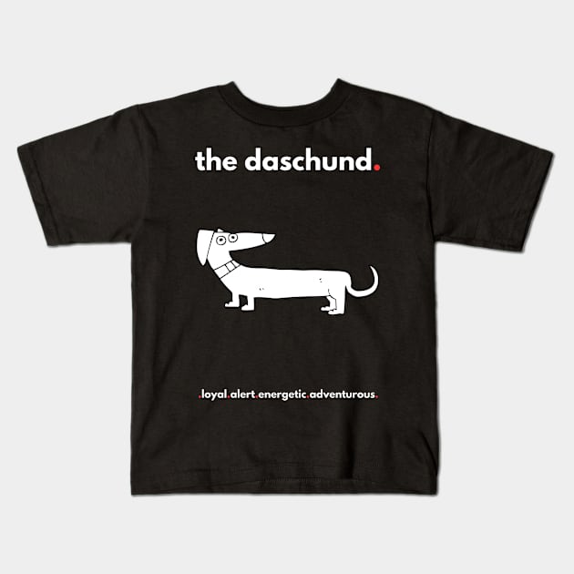 The Daschund Kids T-Shirt by KreativPix